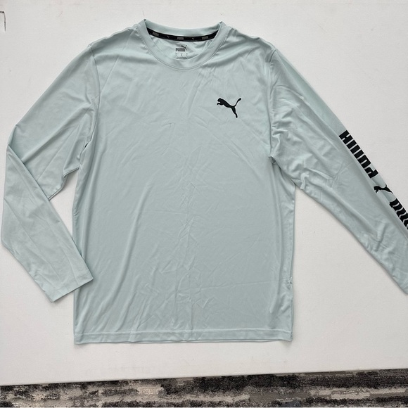 Puma Men's Long Sleeve Tee Size L - Picture 1 of 16
